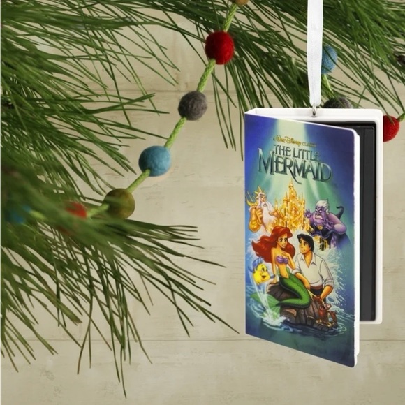 Hallmark The Little Mermaid Ornament Retro DVD - Picture 7 of 7